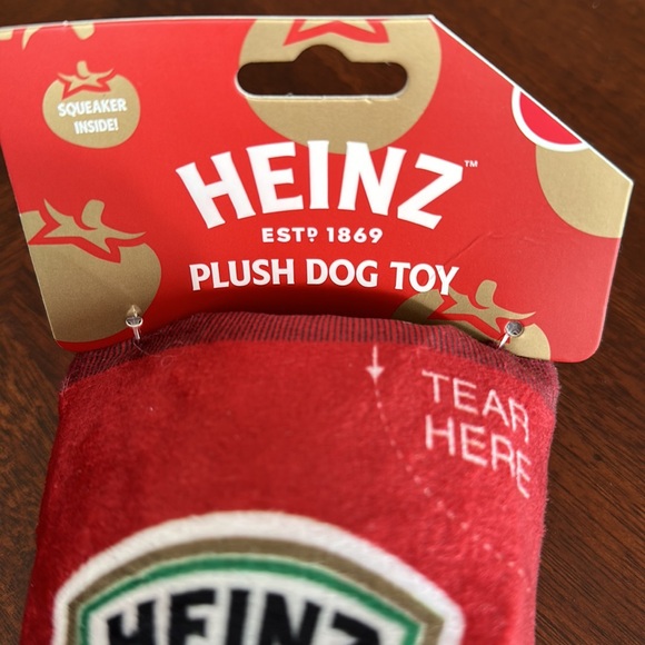 Heinz ketchup plush squeaker toy - Picture 2 of 5